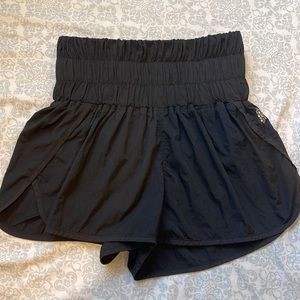 Free People free movement The Way Home like new, black running shorts.
